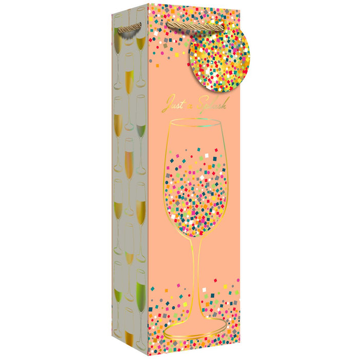 Bottle Tote - Just A Splash - 6 Count - GBB269