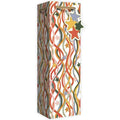 Bottle Tote With Tissue - Celebration Streamers Retro - 6