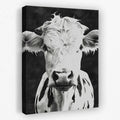 Bovine Portrait - Animals Canvas Wall Art