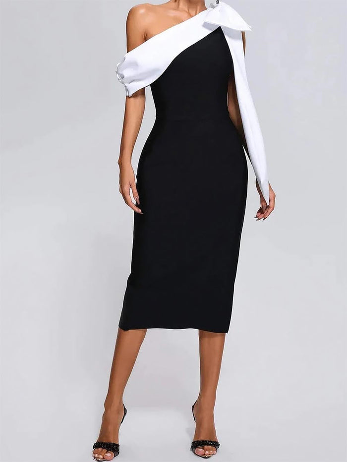 Bow Tie Valentina Dress with Sash