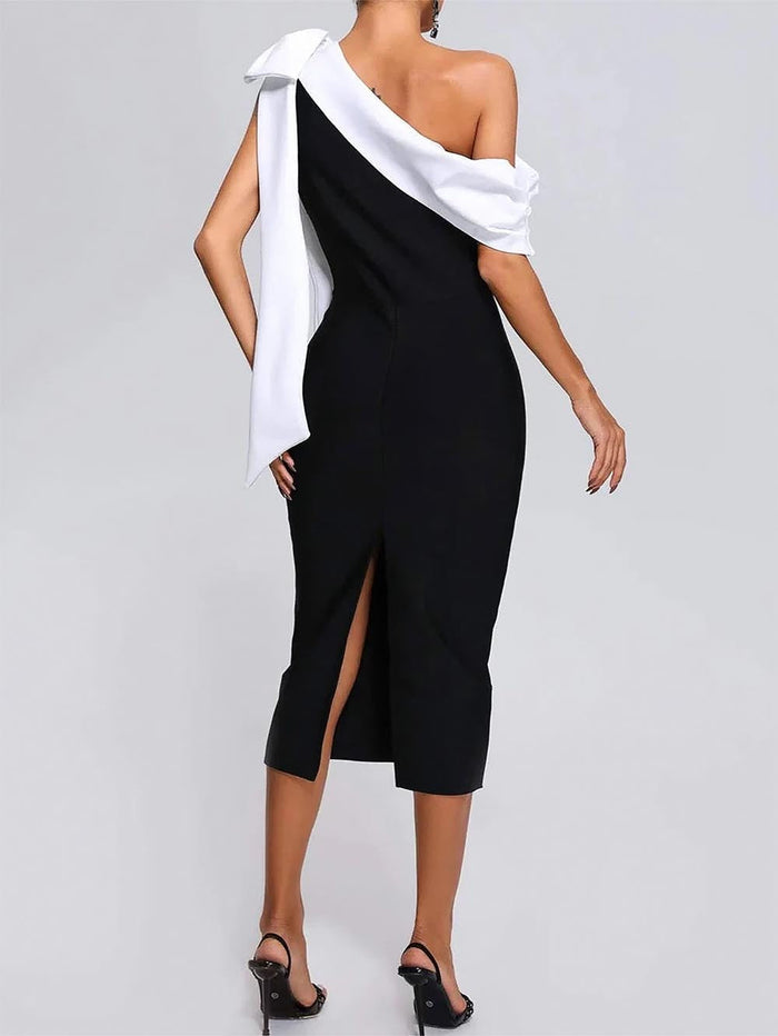 Bow Tie Valentina Dress with Sash