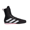 adidas BOX HOG 4 Boxing Shoes | Core Black-Cloud White-Pure Ruby | Men's