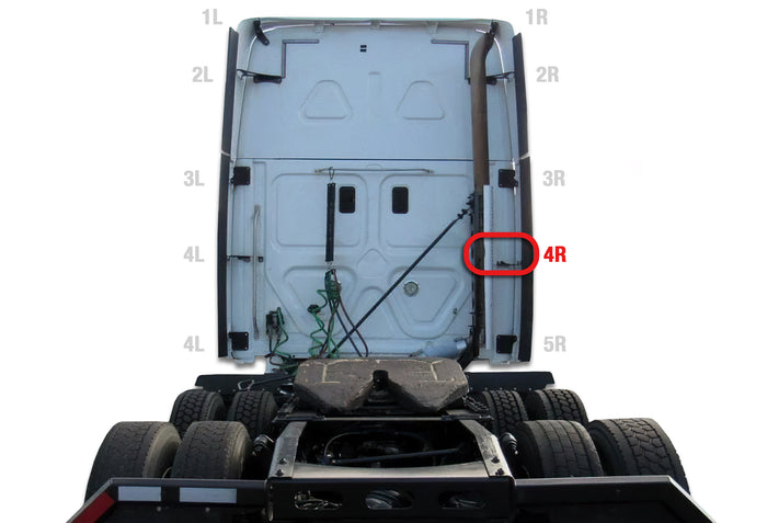 Bracket 4R fits Cab Lower Fairing Passenger Freightliner Cascadia Narrow Version