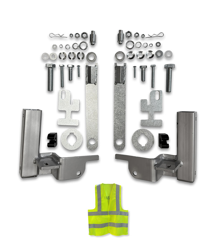 Brackets Mounting Hardware Fits Deer Guard Set 2022+ Peterbilt 579