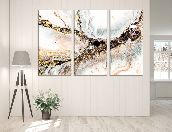 Brown Abstract Canvas Print #1008