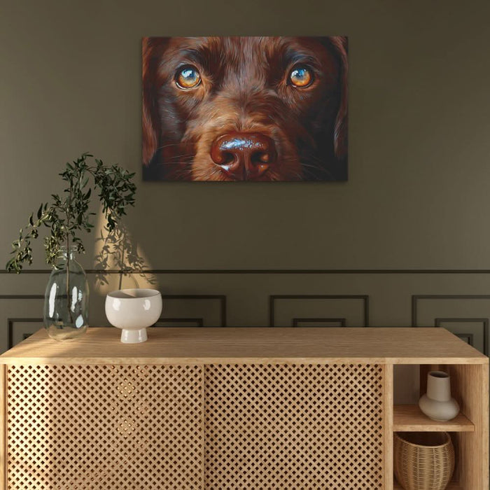 Brown Noser - Brown Dog Canvas Print