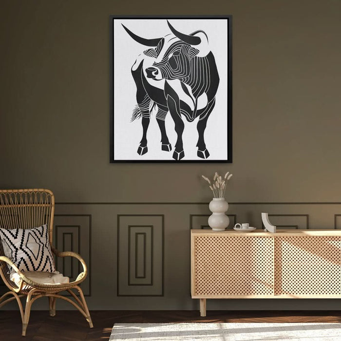 Bull Essence - Wall Art for Home Office