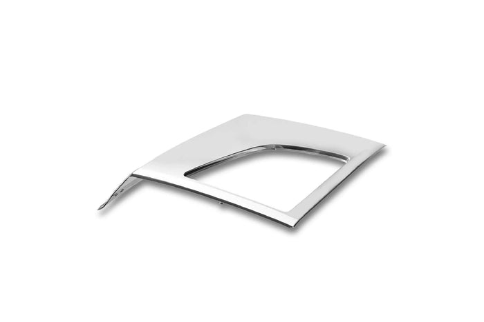 KOZAK compatible with Volvo VNL 2018+ Bumper Corners Chrome Trim w/Fog Light Holes Left Driver Side