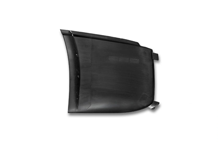 KOZAK PLASTIC Bumper Corner Cover Left Driver Side compatible with Volvo VNL 2018 and newer Plus Logo Emblem with Stripe, 2X 22 Windshield Wipers, KOZAK Reflective Vest