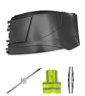 Bumper Corner No Fog Hole Plastic Driver 2016-2017 Volvo VNL