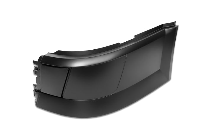 Bumper Corner No Fog Hole Plastic w/ Bracket Driver 2004-2015 Volvo VNL