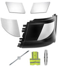 Bumper Corner No Fog Hole w/Chrome Trims Driver 2016-2017 Volvo VNL