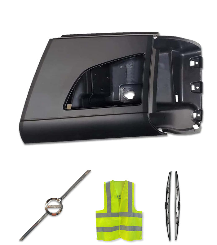 Bumper Corner with Fog Hole Plastic Driver 2018+ Volvo VNL VNR