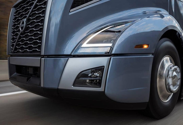 Bumper Corner with Fog Hole Plastic Driver 2018+ Volvo VNL VNR