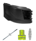 Bumper Corner with Fog Hole Plastic Passenger 2016-2017 Volvo VNL