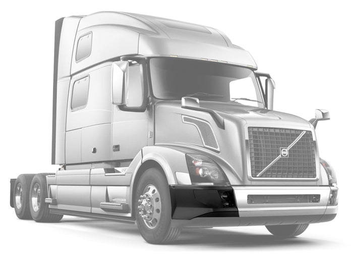 Bumper Corner with Fog Hole Plastic Passenger 2016-2017 Volvo VNL