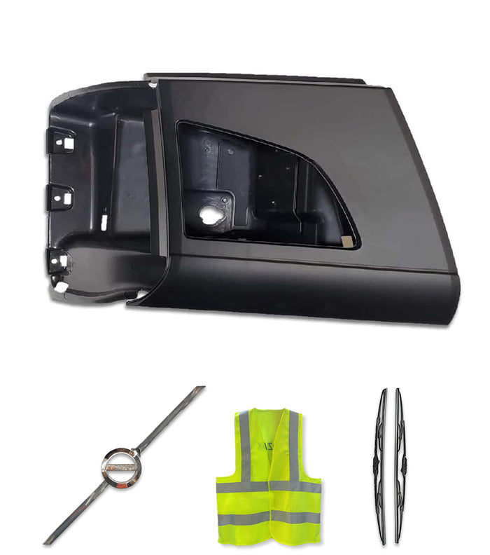 Bumper Corner with Fog Hole Plastic Passenger 2018+ Volvo VNL VNR