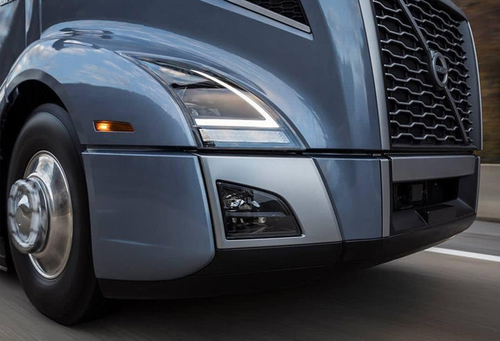 Bumper Corner with Fog Hole Plastic Passenger 2018+ Volvo VNL VNR