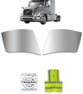 Bumper Corners Chrome Trim Set 2004-2015 Volvo VNL