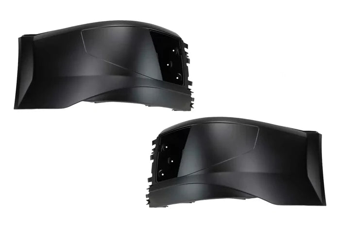 Bumper Corners With Fog Holes Plastic Set 2016-2017 Volvo VNL