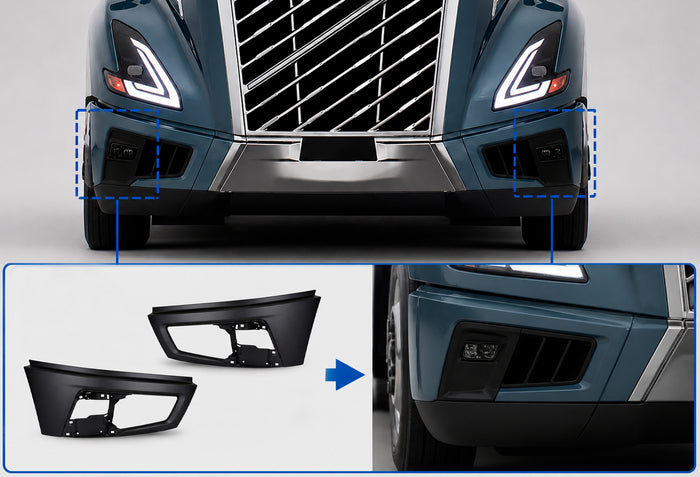 Bumper End Caps Set 2025+ Volvo VNL New