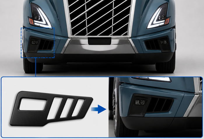 Bumper Fog Lamp Bezel Passenger 2025+ Volvo VN VNL New