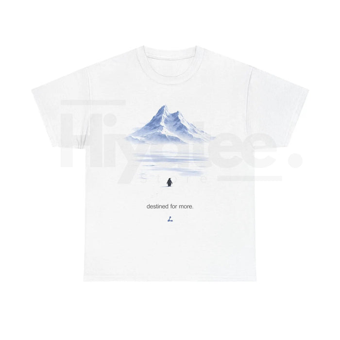 "But Why?" Penguin Mountain Meme – Destined For More Graphic Tee
