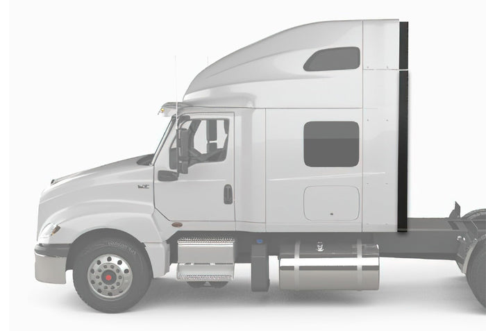Cab Trim Molding, Roof Extension and Lower Fairing Extension Driver International LT625