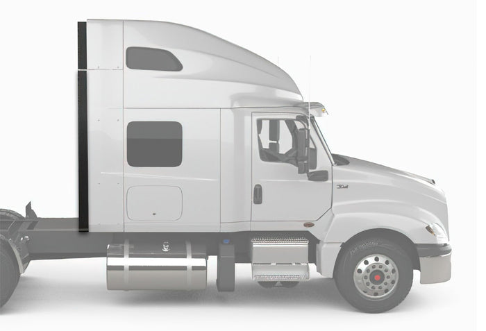 Cab Trim Molding, Roof Extension and Lower Fairing Extension Passenger International LT625