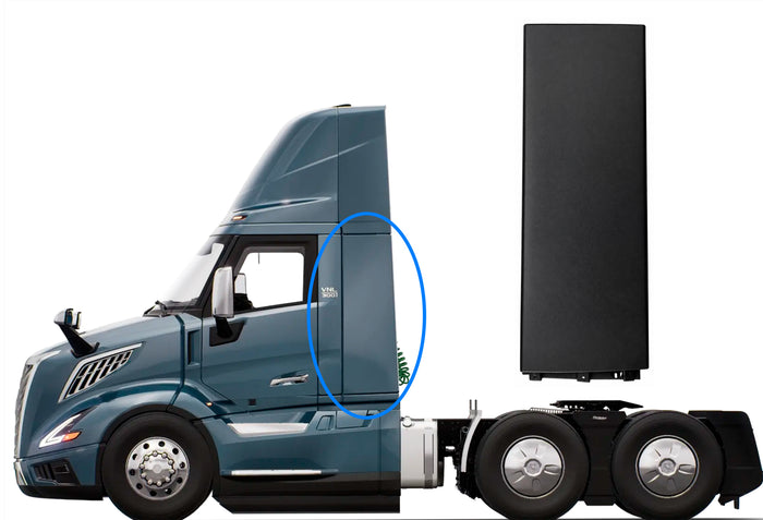Cabin Fairing Lower Air Deflector Driver 2025 2026 Volvo VNL New