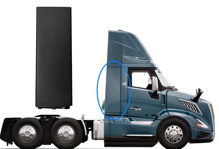 Cabin Fairing Lower Air Deflector Passenger 2025 2026 Volvo VNL New