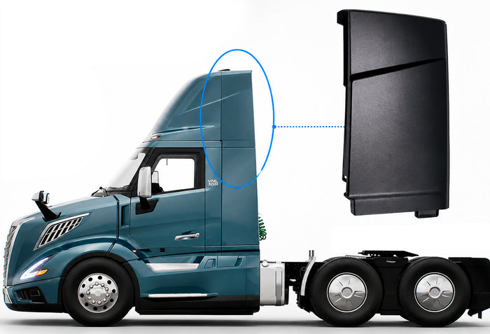 Cabin Fairing Upper Air Deflector Driver 2025 2026 Volvo VNL New