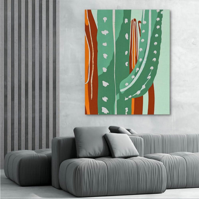 Cactus Spikes - Cactus Art for Living Room