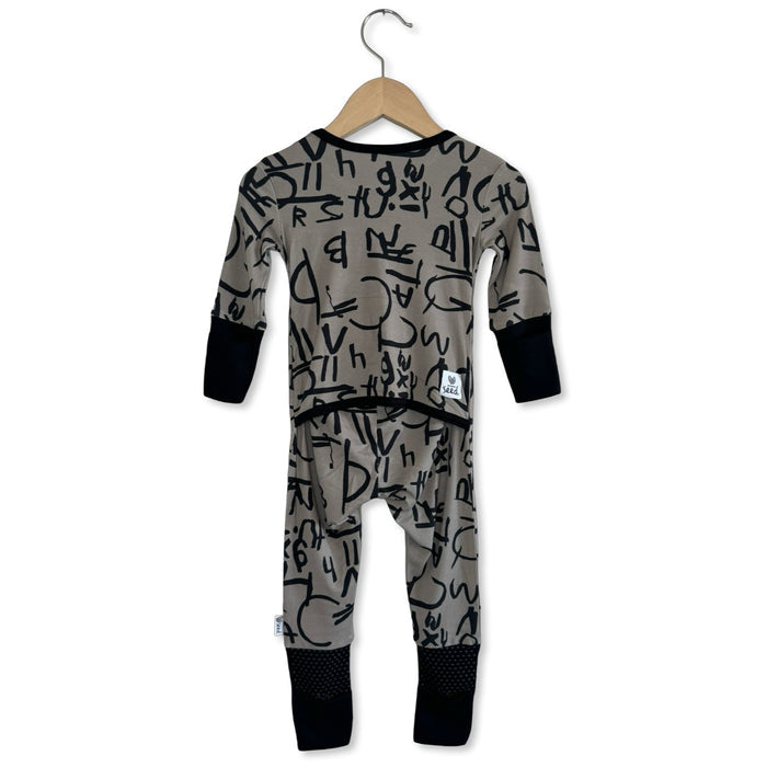 Caden's Alphabet for Autism Day to Night Romper