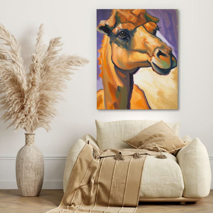 Camel Lilac - Wall Art for Living Room