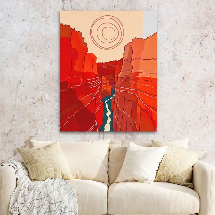 Canyon Sunset - Canyon Art for Bedroom