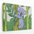 Cartoon Koala - Animals Canvas Wall Art