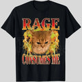 "Cat Rage Is Consuming Me" Classic T-Shirt – Funny Angry Meme Cat Humor Tee