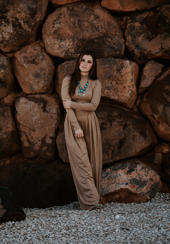 Catalina's Taupe Pant Set