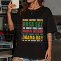 Celebrating Black History Month Premium T-Shirt – Rosa, Martin, Obama Graphic Tee