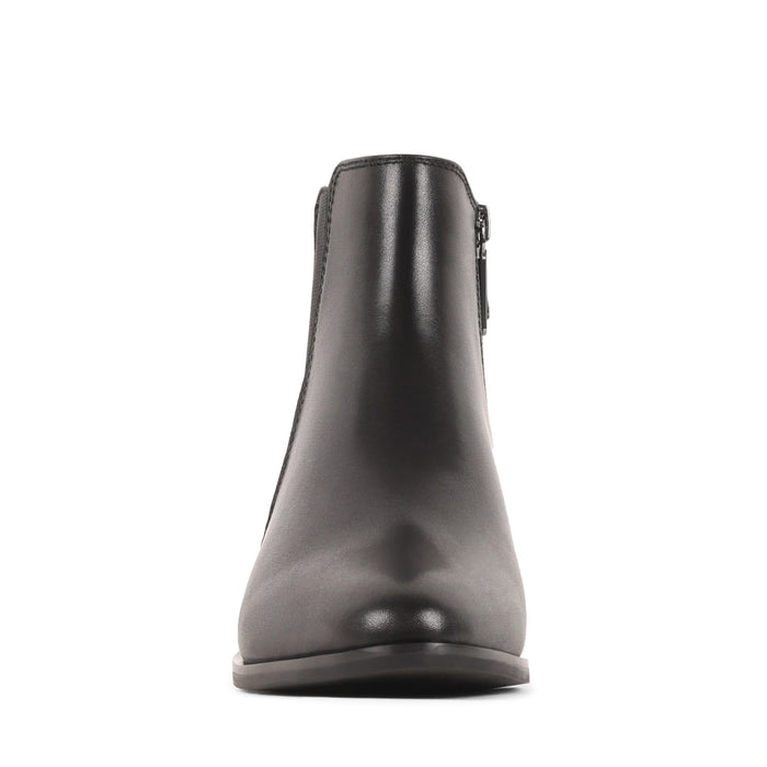 CELESTEE BLACK LEATHER WATERPROOF BOOT