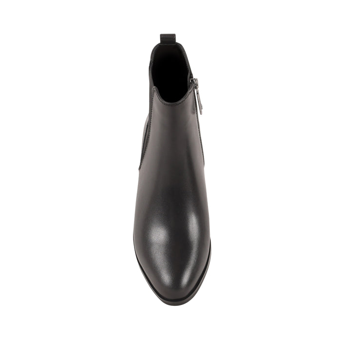 CELESTEE BLACK LEATHER WATERPROOF BOOT