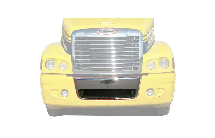 Kozak Front Center Chrome METAL Bumper Compatible With Freightliner Century Semi truck Front Center Bumper Chrome - Tacoma Parts Corporation