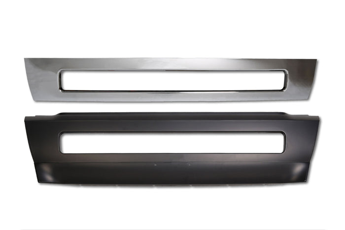 Center Middle Bumper Plastic w/ Chrome Trim &  Brackets 2004-2015 Volvo VNL