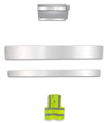 Central Panel Stripes Chrome Trim Set for Driver Side (10L, 11L) 2004-2017 Volvo VNL