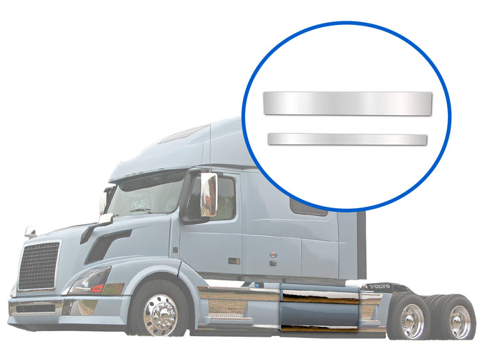 Central Panel Stripes Chrome Trim Set for Driver Side (10L, 11L) 2004-2017 Volvo VNL