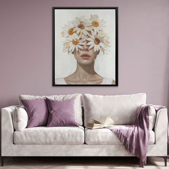 Chamomile Lady - Floral Canvas Print