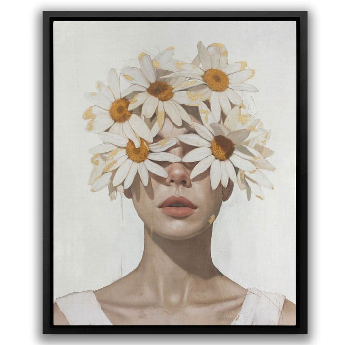 Chamomile Lady - Large Abstract Canvas Print