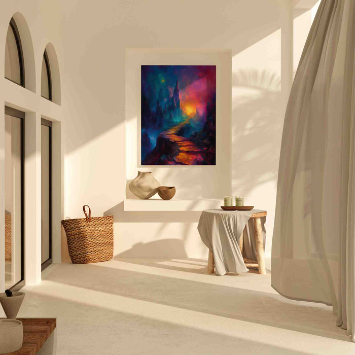 Chaotic Cosmos - Blue Wall Art