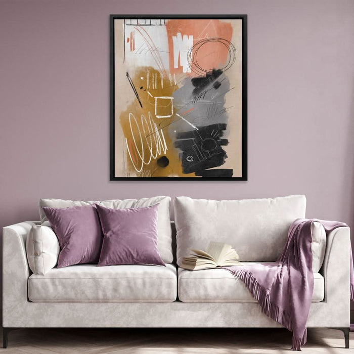 Chaotic Lines - Gray Art for Living Room